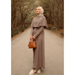 Meloniy Kumaş 2`Li Elbise 5403