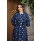 Desenli Tensel Elbise 8141