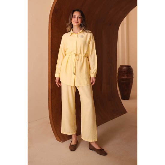 Broşlu Çilek Takım 7159