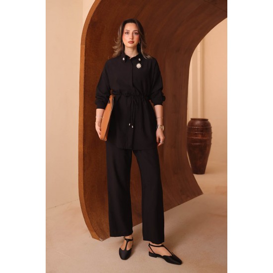 Broşlu Çilek Takım 7159