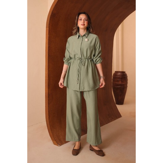 Broşlu Çilek Takım 7159