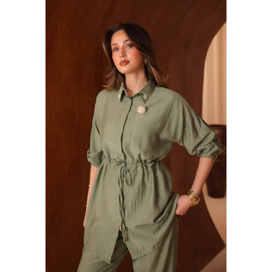 Broşlu Çilek Takım 7159