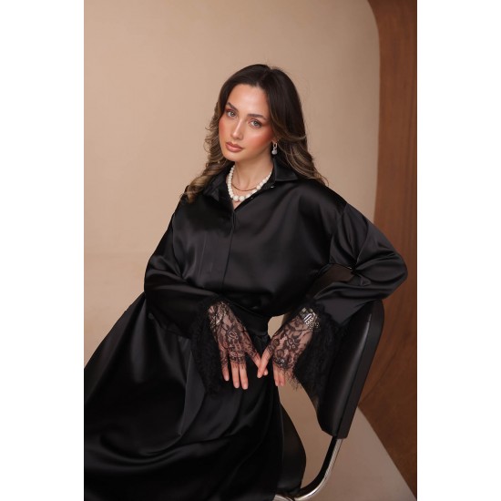 Dantelli Zara Saten Takım 8114