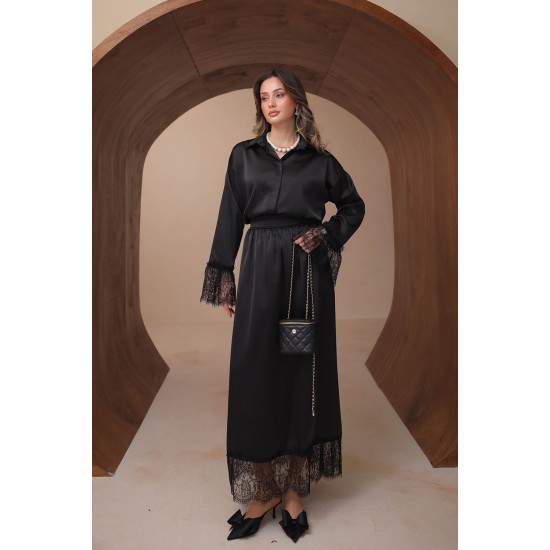 Dantelli Zara Saten Takım 8114