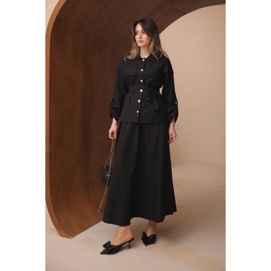 İthal Poplin Etekli Takım 8122