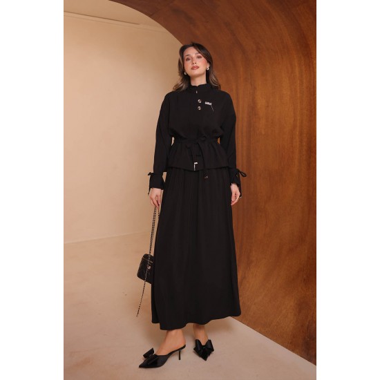 Broşlu Modal Takım 8133