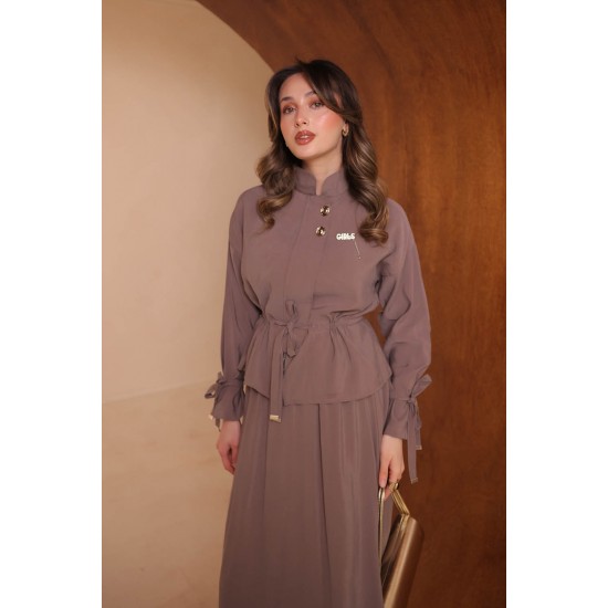 Broşlu Modal Takım 8133