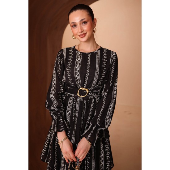 Baskılı Mango Elbise 8140