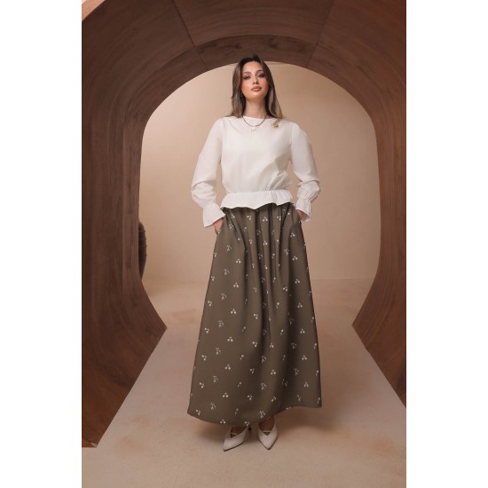 Baskılı Düz Modal Takım 8142