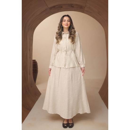 Jakar Şal Desenli Takım 8149