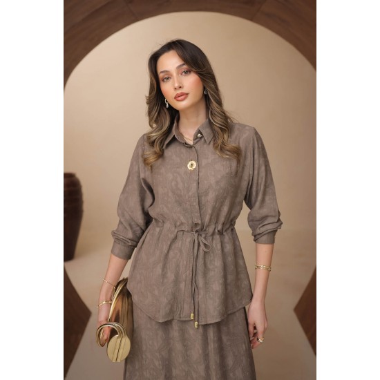 Jakar Şal Desenli Takım 8149