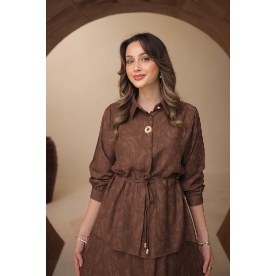 Jakar Şal Desenli Takım 8149