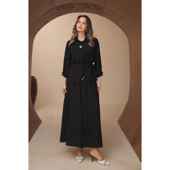 Jakar Şal Desenli Takım 8149