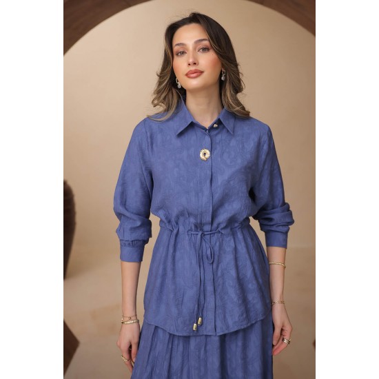 Jakar Şal Desenli Takım 8149