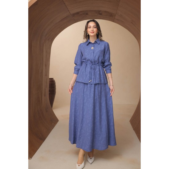 Jakar Şal Desenli Takım 8149