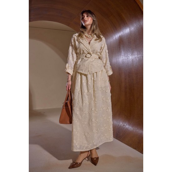 Üç Boyutlu Nakış Brodeli Takım 8112