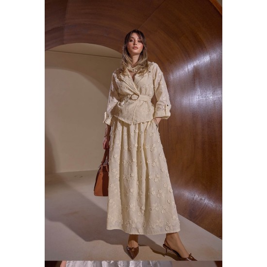 Üç Boyutlu Nakış Brodeli Takım 8112