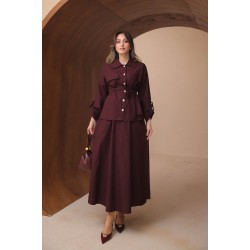 İthal Poplin Etekli Takım 8122