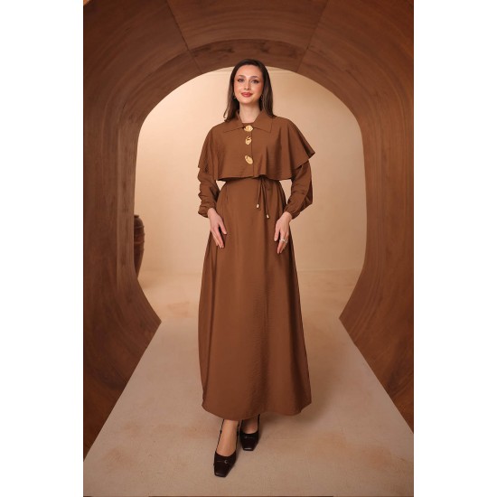 Bambu Modal Elbise 8206