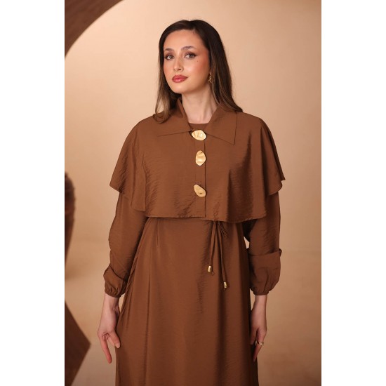 Bambu Modal Elbise 8206
