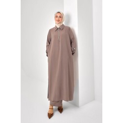 Taş Detaylı Uzun Modal Takım 7188