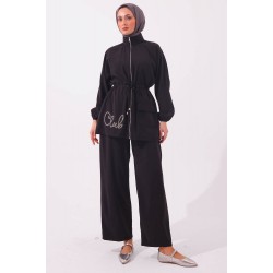 Önü Fermuarlı Modal Takım 7223