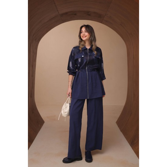 Baskılı Saten Modal Takım 8153