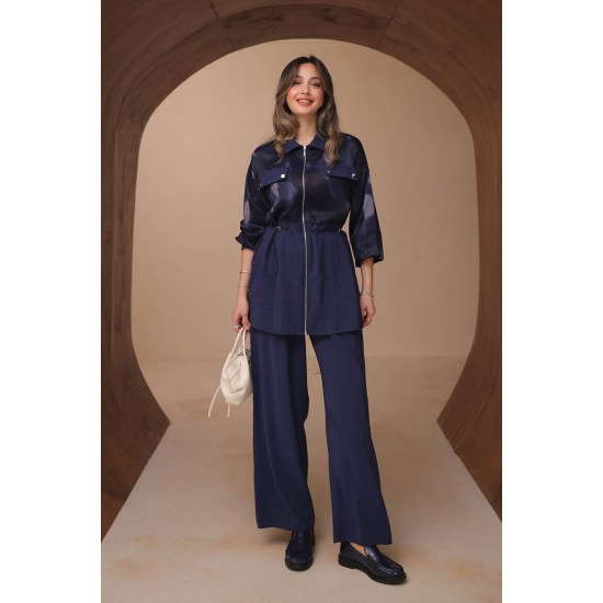 Baskılı Saten Modal Takım 8153